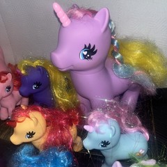 My Little Pony Style Ponies Colorful Unicorns Various Sizes Lot of 13