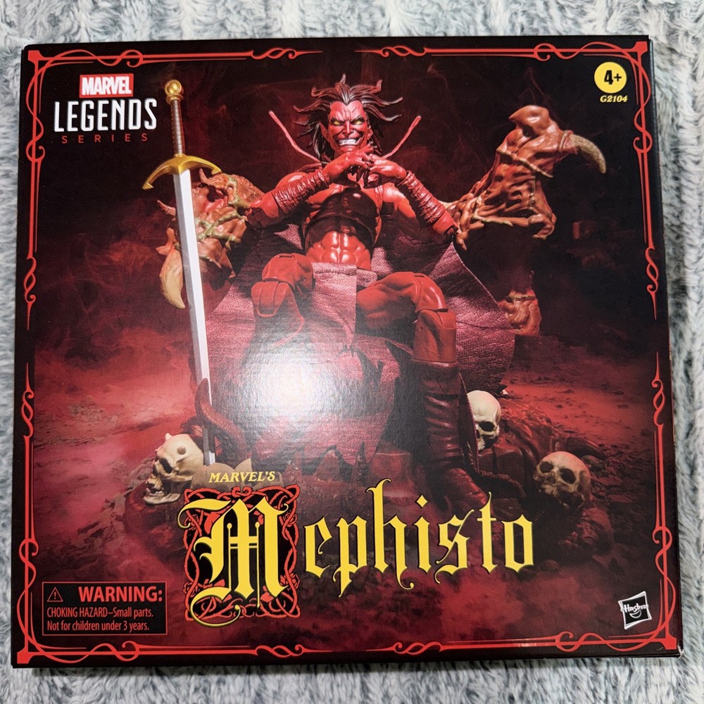 Marvel Legends Series Marvel’s Mephisto Infernal Throne Pulse Exclusive In Hand