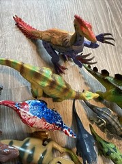 Plastic Rubber DINOSAURS Play Toys EDUCATIONAL Dinosaur Lot Of 49 Vintage