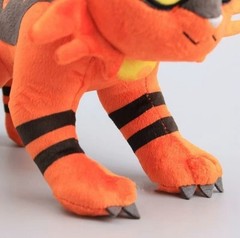 30cm Anime Orange Torracat Plush | Cute Fire Cat Tiger Doll | Soft Stuffed Toy |