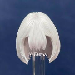 1/6 Female Bangs Hairstyles Short Hair Covers Model For 12″ Action Figure Body