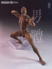 Romankey X COWL 1/12 Action Figure Male Muscle Body &Head Flexible 6″ Model Doll