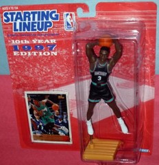 1997 SHAREEF ABDUR-RAHIM Vancouver Memphis Grizzlies Rookie sole Starting Lineup
