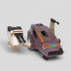 GLASSLITE SIDE GUNNER / NAVE ESTELAR DE COMBATE – VINTAGE STAR WARS BRAZIL 80s