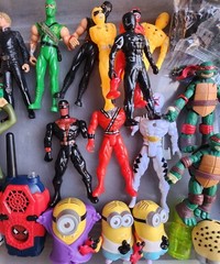 Vintage Mixed Figure Toy Lot PVC Cereal fast food Premiums Toys Smalls Legos Etc