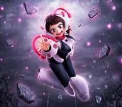SH Figuarts Action Figure My Hero Academia Ochaco Uraraka 130mm