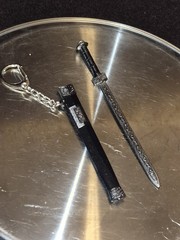 Set Of 7 Ancient Swords And Scabbards Model Keychain Accessory Set Brand New