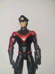 DC Comics Figure Lot: Modern Age Batman, Golden Age Batman, Nightwing