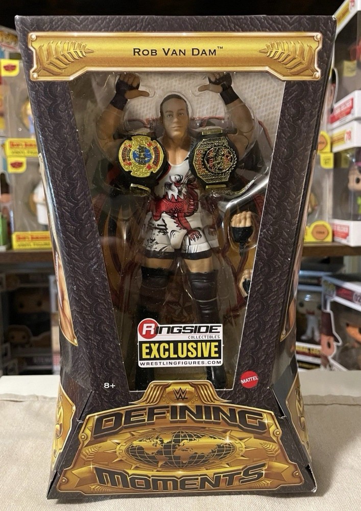 Mattel WWE Defining Moments Rob Van Dam Wrestling Action Figure
