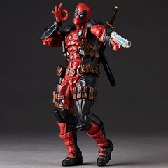 KAIYODO Deadpool Red Ver.2.5 Revoltech Amazing Yamaguchi Action Figure Toy New