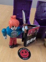 4 Roblox Action Collection Series 11 Mystery Figures W/ Codes Cheshy, Wizard, Ba