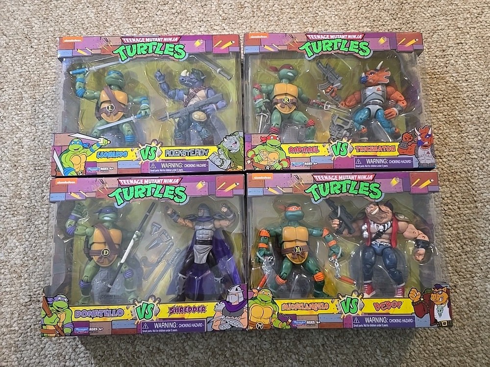 TMNT TEENAGE MUTANT NINJA TURTLES PLAYMATES 2021 ACTION FIGURE .vs 2pk LOT
