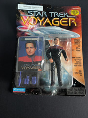 Vintage 1995 Playmates Star Trek Voyager Action Figures Lot of 4 Sealed MOC