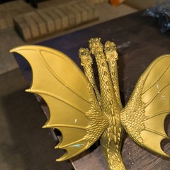 Toho 2014 Godzilla King Ghidorah Gold 3 Three Headed Dragon 6″ Toy Action Figure