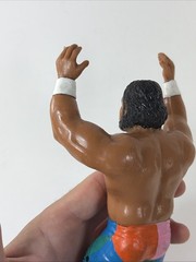 WWF LJN Superstars 1989 Haku Black Card Wrestling Action Figure WWE