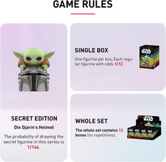 Star Wars Grogu Tiny but Mighty Series Figures,Collectible Holiday & Birthday fo