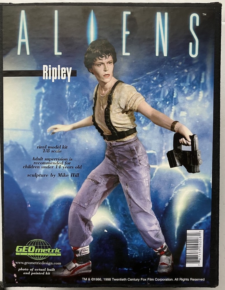Geometric Aliens Ripley Vinyl Model Kit 1/8 Open Box