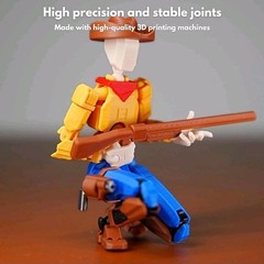 Cowboy T13 Action Figure｜Assembly Completed｜ 3D Printed Dummy 13 for Collectors｜