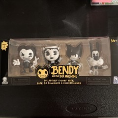Bendy and the Ink Machine Collectible Figure Pack Series 1 4-Pack 2017 Sealed