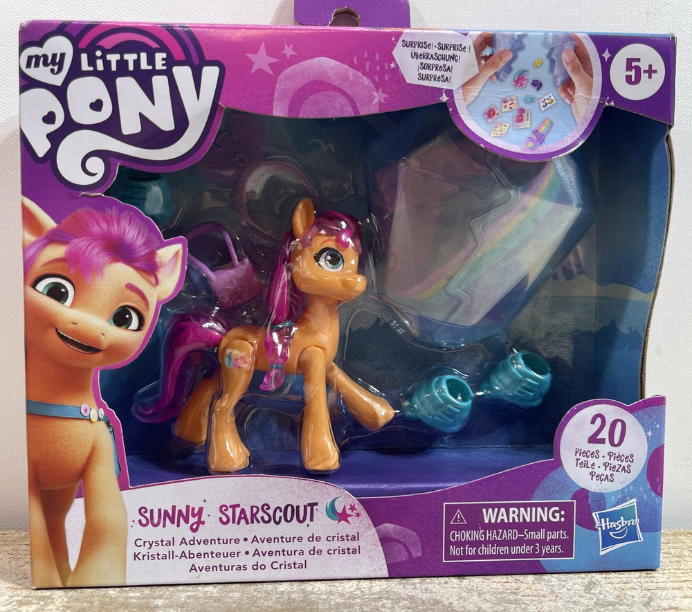 My Little Pony A New Generation Crystal Adventure Sunny Starscout 3″ NEW