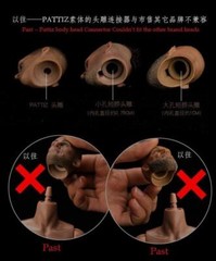 9Pcs 1/6 Scale Universal Neck Joint Connector Fit 12″ Head Sculpt Hot Toys Body