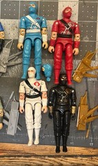 Gi Joe Estrela Cobra De Hielo Gelo, Satan, Viper And Ku Storm Shadow Blackmajor