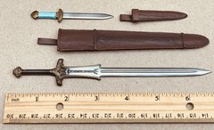 1/6 Kaustic Plastik 12″ figure MasterClass Collection Conan Belt Sword Knife set