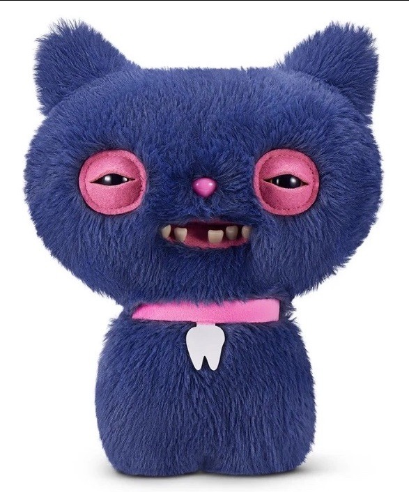 NEW! Fuggler Funny Ugly Monster Plush Toy ALLEY CATS Blue USA Seller