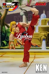 New Storm Toys SFSA01 1/12 Street Fighter ALPHA3 Ken Action Figure Model In Hand