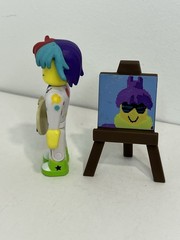 ROBL0X PIXEL ARTIST Paint Palatte Series 1 Figure COMPLETE Art Easel (NO CODE)
