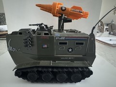 GI Joe 1988 WARTHOG w/ Sgt Slaughter COMPLETE+ Blueprints File Card 🔥No Breaks