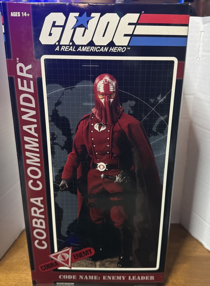 Sideshow Collectibles G.I. Joe Crimson Cobra Commander Enemy Leader 1/6 Scale*86