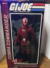 Sideshow Collectibles G.I. Joe Crimson Cobra Commander Enemy Leader 1/6 Scale*86