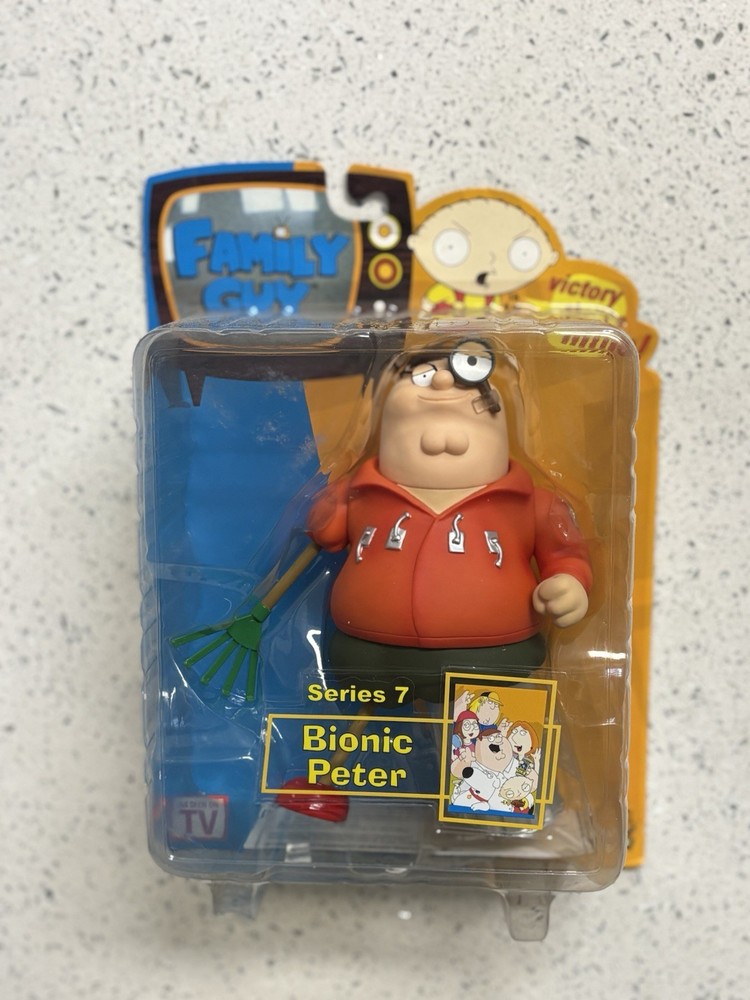 Family Guy Series 7 Bionic Peter Mezco Action Figure New Sealed