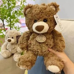 25cm Cute Bow Tie Teddy Bear Plush Toy Kids Birthday Gift Pillow Decor Home Room