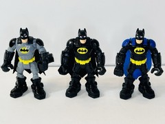 Fisher-Price Hero World DC Justice League Batman 3 Figure Lot