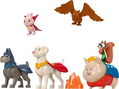 Fisher Price DC League Super Pets Figure Multi Pack 6 Character Action Figures!