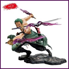 Hot One Piece 10cm Anime Figure GK Roronoa Zoro Three-blade Sa-maximum Manga