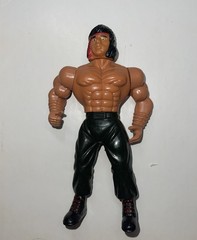 Vintage 1980s Sylvester Stallone Rambo 6 inch action figure Toy Doll Collectible