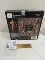 Kaiyodo Revoltech Attack on Titan Armored Titan Action Figure with Bonus Parts~