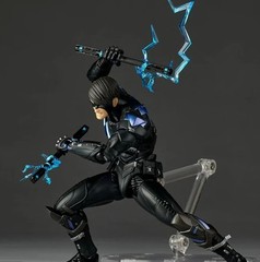 Kaiyodo Revoltech Amazing Yamaguchi Nightwing Action Figure w/Bonus New In Stock