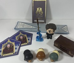 Harry Potter Lot of 10 Toys Funko Pop, Squishy, Suitcase, Cards, Wand Mini