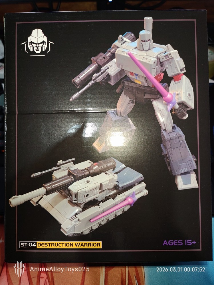 Transformation Toy ST04 ST-04 DESTRUCTION WARRIOR Megatron Tank USAship