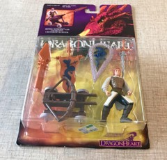 Dragonheart KING EINON Action Figure Mint on Excellent Card! 1995 Kenner