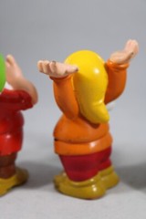 Walt Disney Four 4 Dwarfs Figurines 1989XX/ R6576 Snow White Dwarf incomplete