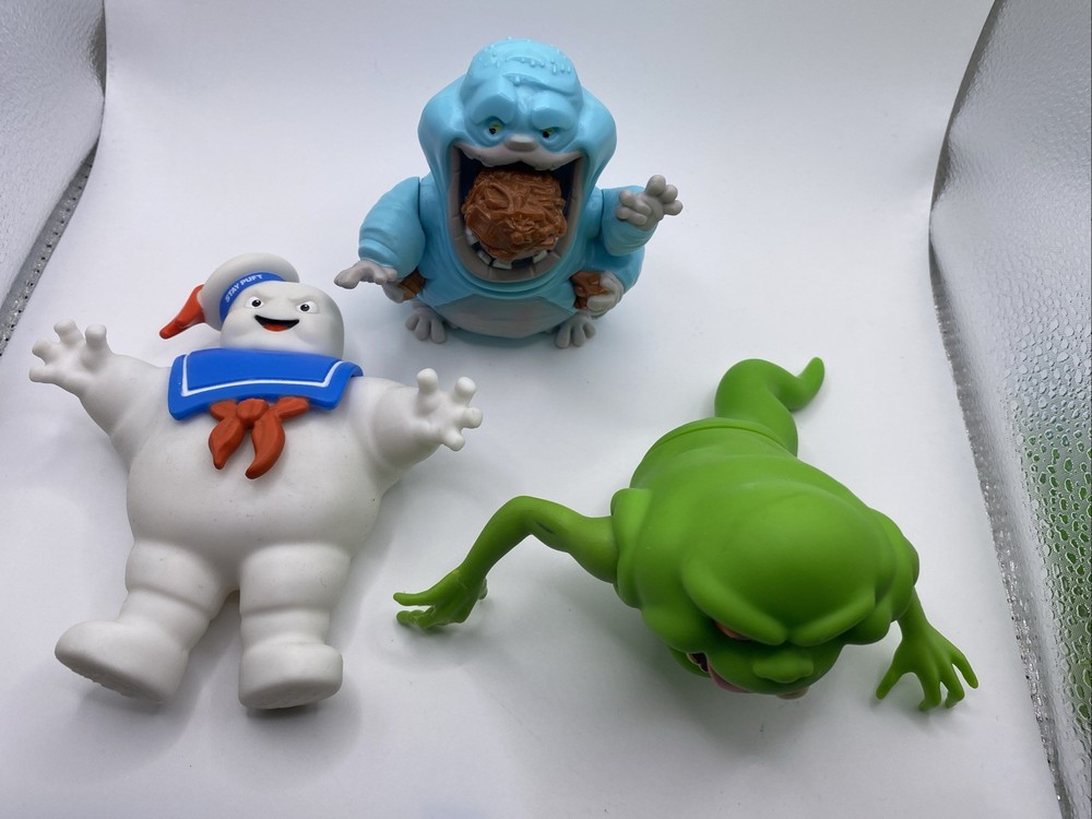 Ghostbusters 2020 STAY PUFT MUNCHER SLIMER Lot Of 3 Ghost Action Figures