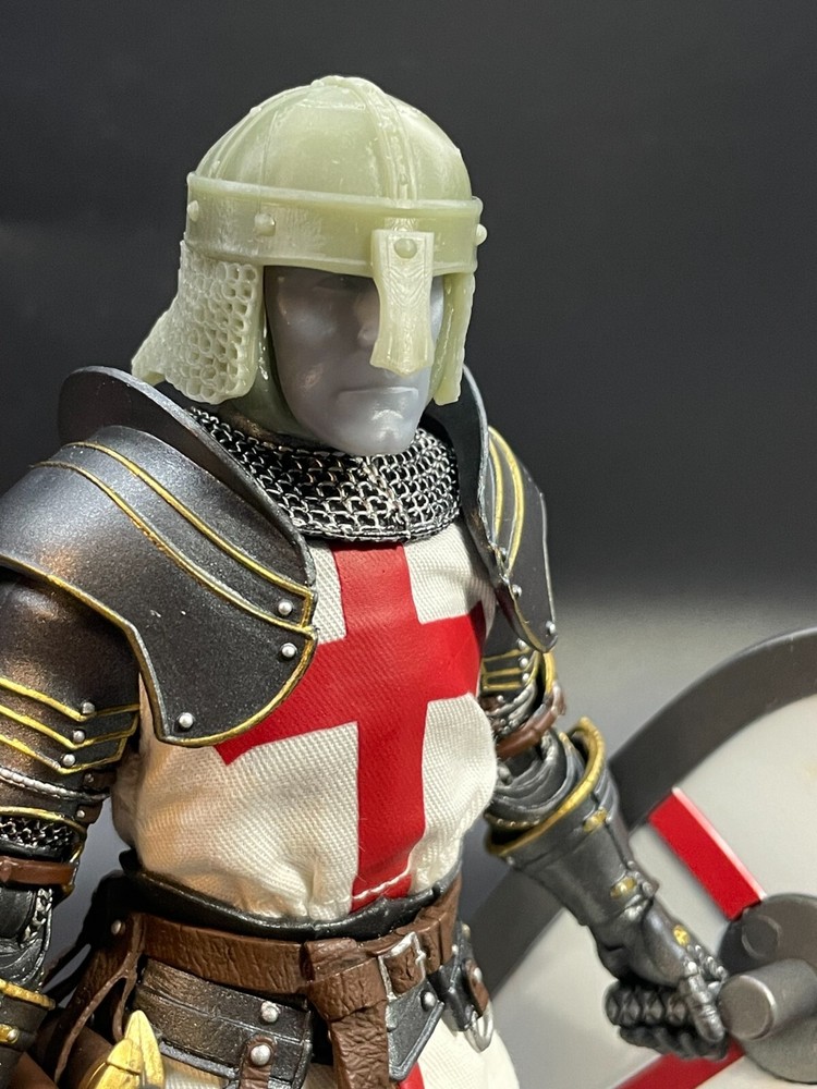 Mythic Legions Knight Helmet Mix and Match 3D Print Custom Head UNPAINTED
