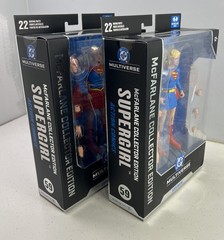 McFarlane DC Multiverse Collectors SUPERGIRL PLATINUM CHASE + Regular New !!
