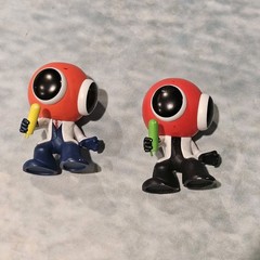 Rainbow Friends Figure Lot of 7 Blue Green Orange Cyan Red Roblox Collectibles