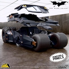 Super Cyborg Batman Batmobile Tumbler – Classic Movie Action Figure Collectible